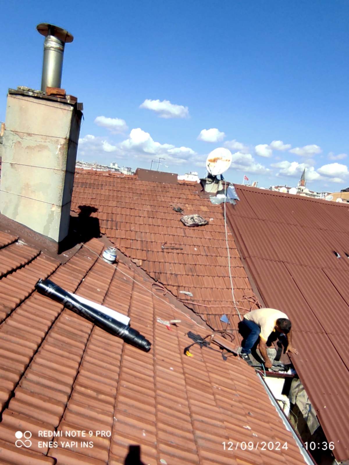 Yeni mahalle Silivri İstanbul çatı tadilatı 0536 575 70 13